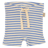Petit Piao Shorts - Modal Striped - Blue Sky/Cream